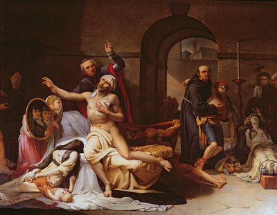 La epidemia de fiebre amarilla en Valencia, c.1806 de José Aparicio